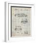 PP134- Antique Grid Parchment Buick Super 1949 Car Patent Poster-Cole Borders-Framed Giclee Print