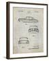 PP134- Antique Grid Parchment Buick Super 1949 Car Patent Poster-Cole Borders-Framed Giclee Print