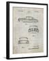 PP134- Antique Grid Parchment Buick Super 1949 Car Patent Poster-Cole Borders-Framed Giclee Print