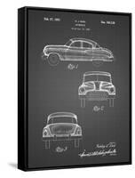 PP134- Black Grid Buick Super 1949 Car Patent Poster-Cole Borders-Framed Stretched Canvas