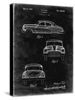 PP134- Black Grunge Buick Super 1949 Car Patent Poster-Cole Borders-Stretched Canvas