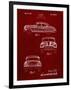 PP134- Burgundy Buick Super 1949 Car Patent Poster-Cole Borders-Framed Giclee Print