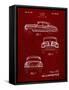 PP134- Burgundy Buick Super 1949 Car Patent Poster-Cole Borders-Framed Stretched Canvas