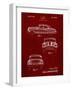 PP134- Burgundy Buick Super 1949 Car Patent Poster-Cole Borders-Framed Giclee Print