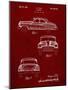 PP134- Burgundy Buick Super 1949 Car Patent Poster-Cole Borders-Mounted Giclee Print