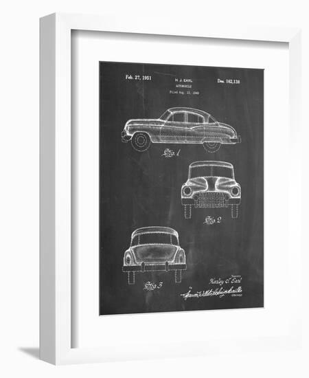 PP134- Chalkboard Buick Super 1949 Car Patent Poster-Cole Borders-Framed Giclee Print