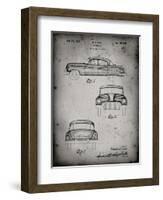 PP134- Faded Grey Buick Super 1949 Car Patent Poster-Cole Borders-Framed Giclee Print