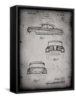 PP134- Faded Grey Buick Super 1949 Car Patent Poster-Cole Borders-Framed Stretched Canvas