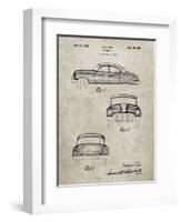 PP134- Sandstone Buick Super 1949 Car Patent Poster-Cole Borders-Framed Giclee Print