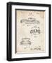 PP134- Vintage Parchment Buick Super 1949 Car Patent Poster-Cole Borders-Framed Giclee Print