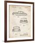 PP134- Vintage Parchment Buick Super 1949 Car Patent Poster-Cole Borders-Framed Giclee Print