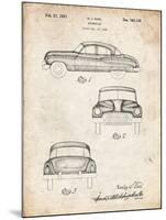 PP134- Vintage Parchment Buick Super 1949 Car Patent Poster-Cole Borders-Mounted Giclee Print