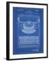 PP135- Blueprint Dayton Portable Typewriter Patent Poster-Cole Borders-Framed Giclee Print