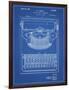PP135- Blueprint Dayton Portable Typewriter Patent Poster-Cole Borders-Framed Premium Giclee Print