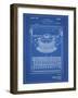 PP135- Blueprint Dayton Portable Typewriter Patent Poster-Cole Borders-Framed Giclee Print