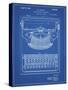 PP135- Blueprint Dayton Portable Typewriter Patent Poster-Cole Borders-Stretched Canvas