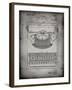 PP135- Faded Grey Dayton Portable Typewriter Patent Poster-Cole Borders-Framed Giclee Print