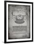 PP135- Faded Grey Dayton Portable Typewriter Patent Poster-Cole Borders-Framed Giclee Print