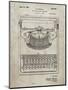 PP135- Sandstone Dayton Portable Typewriter Patent Poster-Cole Borders-Mounted Giclee Print