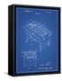 PP136- Blueprint Foosball Game Patent Poster-Cole Borders-Framed Stretched Canvas