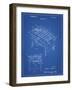 PP136- Blueprint Foosball Game Patent Poster-Cole Borders-Framed Giclee Print