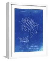 PP136- Faded Blueprint Foosball Game Patent Poster-Cole Borders-Framed Giclee Print