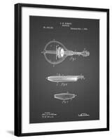 PP137- Black Grid Gibson Mandolin A - Model Patent Poster-Cole Borders-Framed Giclee Print