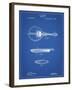 PP137- Blueprint Gibson Mandolin A - Model Patent Poster-Cole Borders-Framed Giclee Print