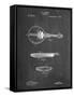 PP137- Chalkboard Gibson Mandolin A - Model Patent Poster-Cole Borders-Framed Stretched Canvas