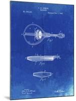 PP137- Faded Blueprint Gibson Mandolin A - Model Patent Poster-Cole Borders-Mounted Giclee Print