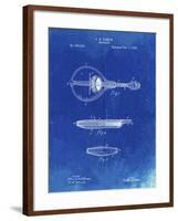 PP137- Faded Blueprint Gibson Mandolin A - Model Patent Poster-Cole Borders-Framed Giclee Print