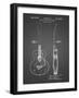 PP138- Black Grid Gretsch 6022 Rancher Guitar Patent Poster-Cole Borders-Framed Giclee Print