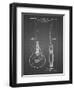 PP138- Black Grid Gretsch 6022 Rancher Guitar Patent Poster-Cole Borders-Framed Giclee Print