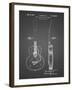 PP138- Black Grid Gretsch 6022 Rancher Guitar Patent Poster-Cole Borders-Framed Giclee Print