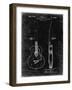 PP138- Black Grunge Gretsch 6022 Rancher Guitar Patent Poster-Cole Borders-Framed Giclee Print