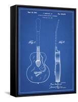 PP138- Blueprint Gretsch 6022 Rancher Guitar Patent Poster-Cole Borders-Framed Stretched Canvas