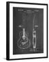 PP138- Chalkboard Gretsch 6022 Rancher Guitar Patent Poster-Cole Borders-Framed Giclee Print