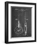 PP138- Chalkboard Gretsch 6022 Rancher Guitar Patent Poster-Cole Borders-Framed Giclee Print