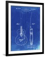 PP138- Faded Blueprint Gretsch 6022 Rancher Guitar Patent Poster-Cole Borders-Framed Giclee Print