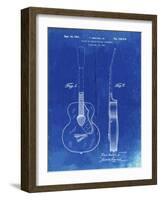 PP138- Faded Blueprint Gretsch 6022 Rancher Guitar Patent Poster-Cole Borders-Framed Giclee Print