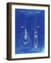 PP138- Faded Blueprint Gretsch 6022 Rancher Guitar Patent Poster-Cole Borders-Framed Giclee Print