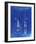 PP138- Faded Blueprint Gretsch 6022 Rancher Guitar Patent Poster-Cole Borders-Framed Giclee Print