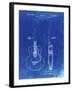 PP138- Faded Blueprint Gretsch 6022 Rancher Guitar Patent Poster-Cole Borders-Framed Giclee Print