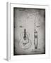 PP138- Faded Grey Gretsch 6022 Rancher Guitar Patent Poster-Cole Borders-Framed Giclee Print