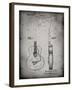 PP138- Faded Grey Gretsch 6022 Rancher Guitar Patent Poster-Cole Borders-Framed Giclee Print