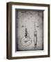 PP138- Faded Grey Gretsch 6022 Rancher Guitar Patent Poster-Cole Borders-Framed Giclee Print