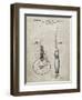 PP138- Sandstone Gretsch 6022 Rancher Guitar Patent Poster-Cole Borders-Framed Giclee Print