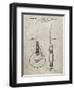 PP138- Sandstone Gretsch 6022 Rancher Guitar Patent Poster-Cole Borders-Framed Giclee Print