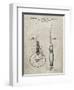PP138- Sandstone Gretsch 6022 Rancher Guitar Patent Poster-Cole Borders-Framed Giclee Print