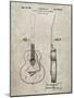 PP138- Sandstone Gretsch 6022 Rancher Guitar Patent Poster-Cole Borders-Mounted Giclee Print